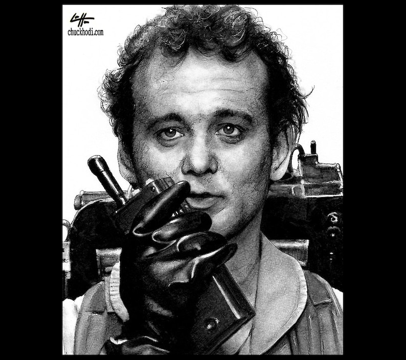 Print 8x10 Dr Peter Venkman Bill Murray Ghostbusters Etsy