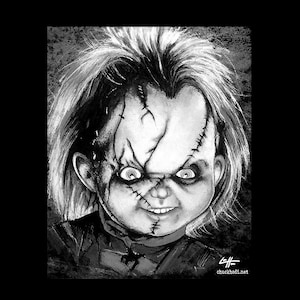 Chucky - Childs Play Horror Monster Creature Doll Toy Scary Halloween 80s 90s Cult Classic Lowbrow Pop Art Creepy Spooky