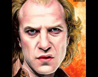 Buffalo Bill - Silence of the Lambs Hannibal Lecter Ted Levine Dark Art Horror Anthony Hopkins Serial Killers Jame Gumb