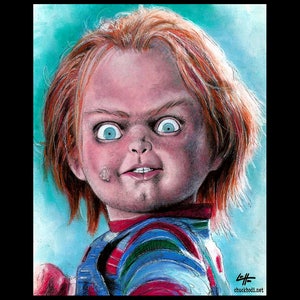 Chucky - Childs Play Horror Monster Creature Doll Toy Scary Halloween 80s 90s Vintage Cute Gothic Kill Pop Lowbrow Pop Art