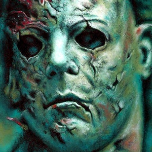 Michael Myers Halloween Dark Art Horror Rob Zombie Serial Killers Monster Mask Leatherface Freddy Krueger Boogeyman Pop Art Creature image 2