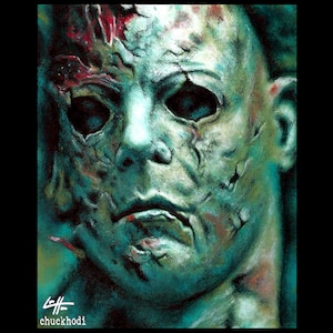 Michael Myers Halloween Dark Art Horror Rob Zombie Serial Killers Monster Mask Leatherface Freddy Krueger Boogeyman Pop Art Creature image 1