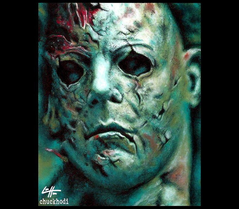 Michael Myers Halloween Dark Art Horror Rob Zombie Serial Killers Monster Mask Leatherface Freddy Krueger Boogeyman Pop Art Creature image 1