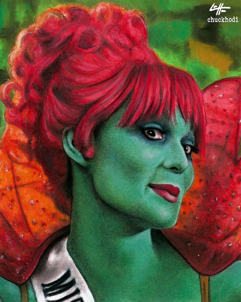 Print 8x10 Miss Argentina Beetlejuice Dark Art Tim | Etsy