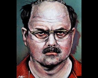 BTK Killer - Dennis Rader Blind Torture Kill Serial Killers Dark Art True Crime Horror Murder Death Lowbrow Spooky Murderablia Edmund Kemper