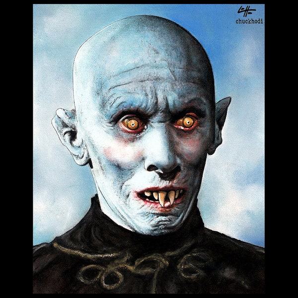 Kurt Barlow - Salems Lot Stephen King Vampire Dark Art Horror Reggie Nalder Lowbrow Art Monster Creature Spooky Halloween