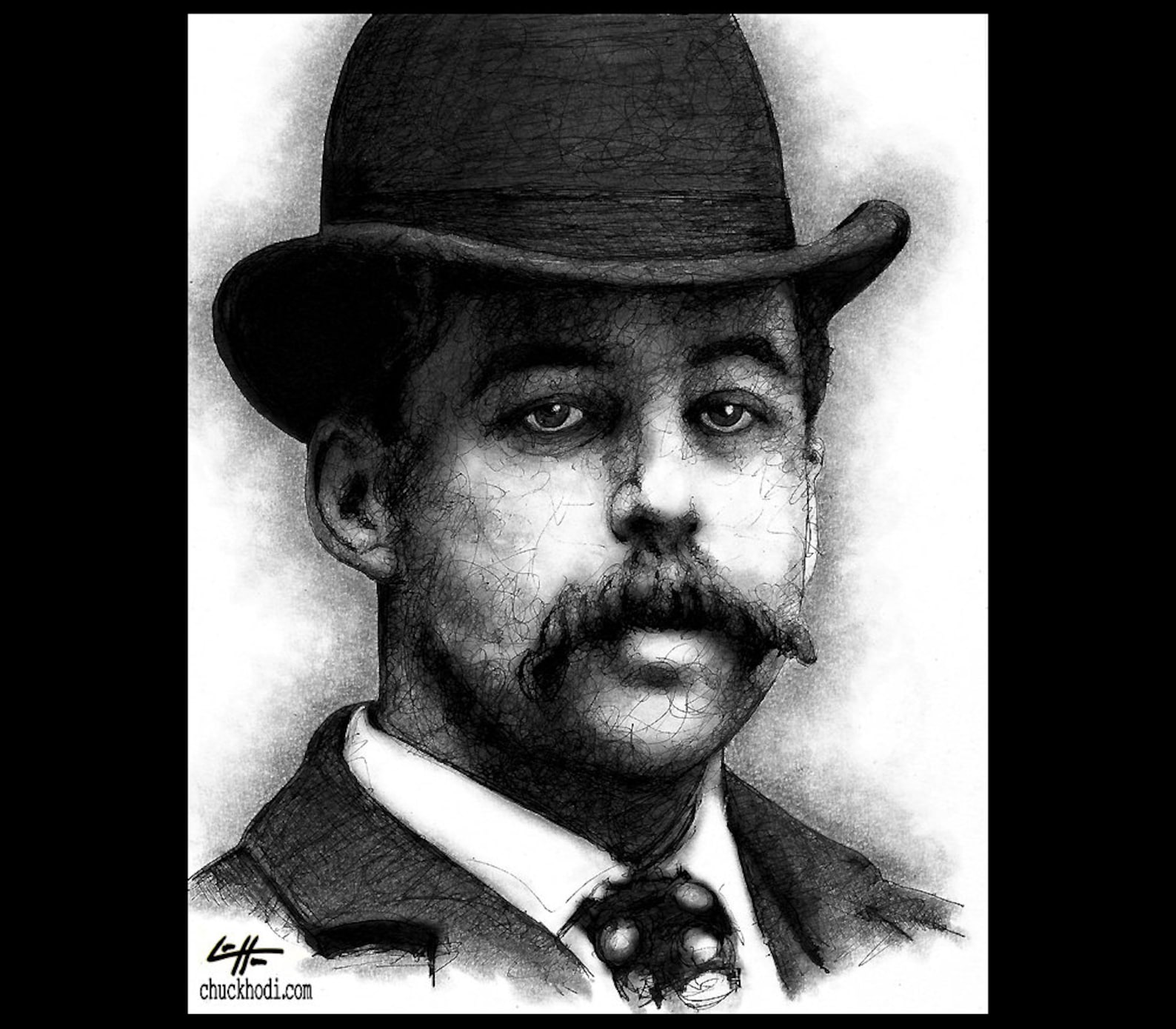 Print 8x10 H H Holmes Serial Killer Murder Castle Etsy