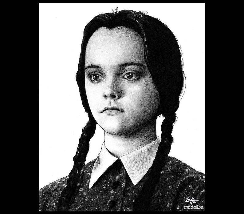 Print 8x10 I Hate Everything Wednesday Addams the | Etsy