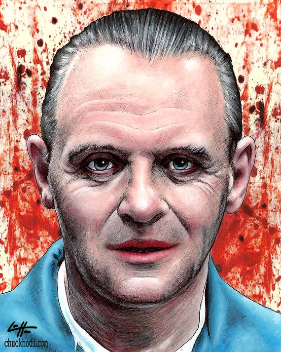 Hannibal Lecter - Silence of the Lambs Dark Art Horror