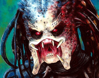 プレデター - SFホラークリーチャーモンスターダークアートホラー怖い