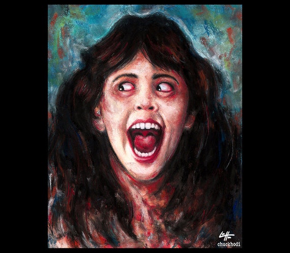 Angela - Sleepaway Camp 80s Horror Slasher Dark Art Felissa Rose Cult Classic Spooky Nightmare Vacation Murder Lowbrow Art Halloween