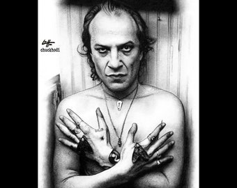 Buffalo Bill - Silence of the Lambs Hannibal Lecter Ted Levine Dark Art Horror Anthony Hopkins Serial Killers Jame Gumb