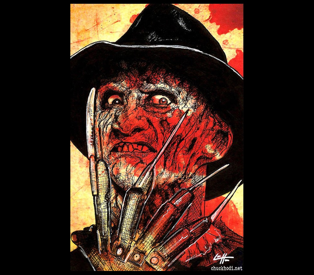 80's～当時物 エルム街の悪夢 両面プリント ヴィンテージ ホラー映画 80's～当時物 エルム街の悪夢 両面プリント ヴィンテージ ホラー映画