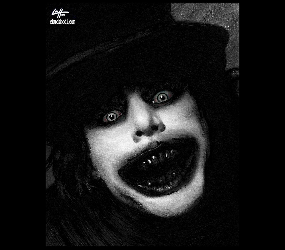 Print 8x10 the Babadook Dark Art Horror Pop Lowbrow - Etsy Denmark