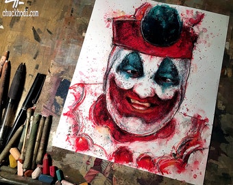 ジョン・ウェイン・ゲイシー - ピエロ ポゴ 連続殺人犯 ダークアート