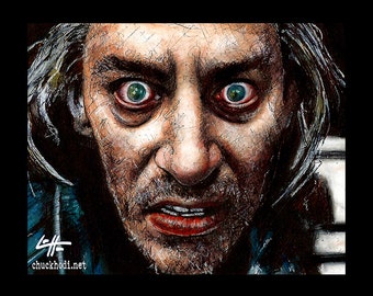 Killer BOB - Twin Peaks Frank Silva Laura Palmer David Lynch Dark Art Horror 90s Sci Fi Pop Art Lowbrow Art Creepy Beard Cult Classic Murder