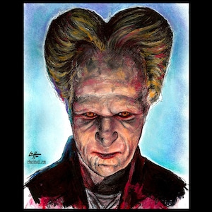 Dracula - Gary Oldman Bram Stoker Vampire Blood Winona Ryder Pop Art Lowbrow Art Gothic Halloween Monster Creature Dark Art
