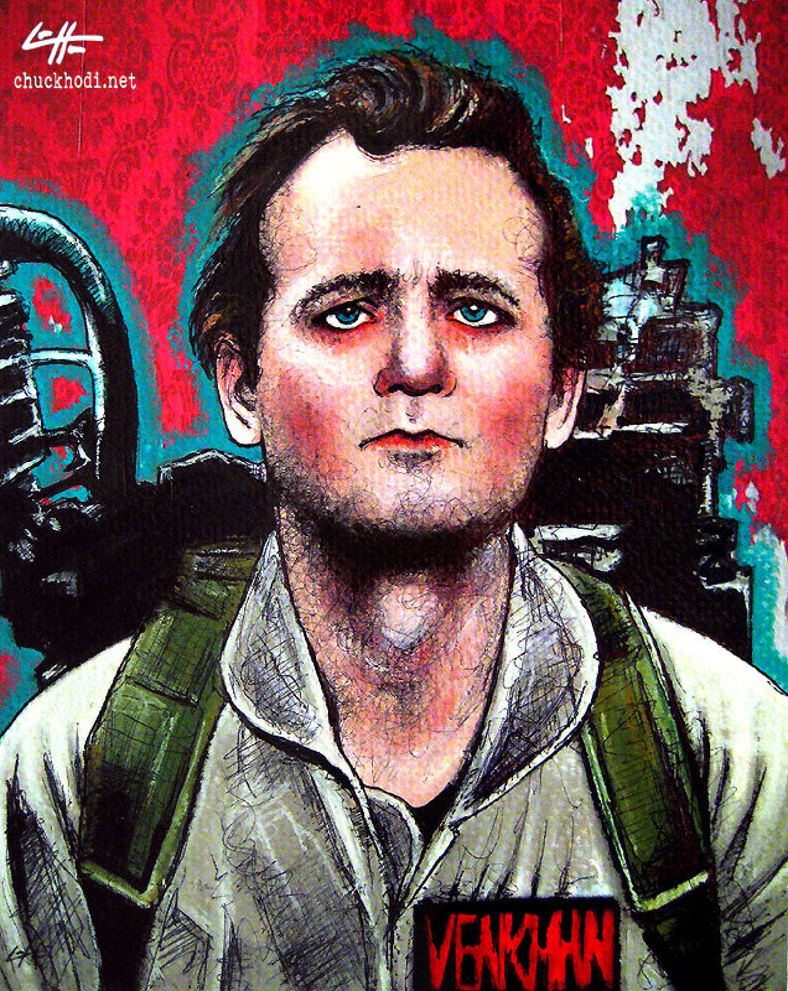 Print 8x10 Dr Peter Venkman Bill Murray Ghostbusters Etsy