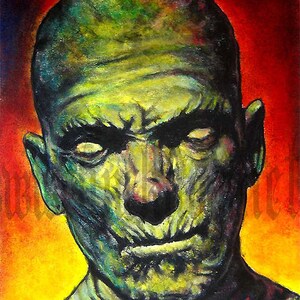 Monsters Horror Dark Art Frankenstein Dracula Mummy Spooky Halloween Lowbrow Classic Gothic Univeral Monsters Lowbrow Art Creature Pop Art image 6