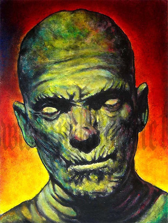 Monsters - Horror Dark Art Frankenstein Dracula Mummy Spooky