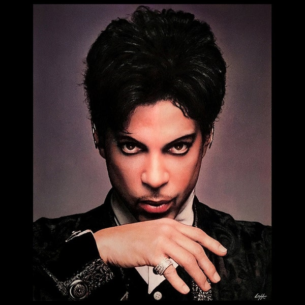 Prince - Prince Rogers Nelson Purple Rain 1999 Pop Music Rock N Roll Portrait The Artist Funk R&B Guitar TAFKAP Pop Art