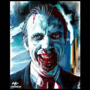 Doom-Head - Rob Zombie 31 Richard Bremse Clown Karneval Dark Art Horror Halloween Murderworld Santanic Pop Art Lowbrow Blood