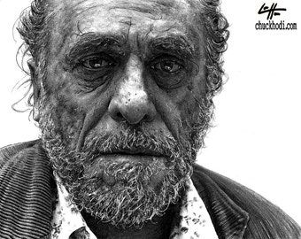 Charles Bukowski - Poetry Books Alcohol Reading Writers Sex Hollywood Los Angeles Drunk Author Pop Art Hemingway Beer Wine Hemingway