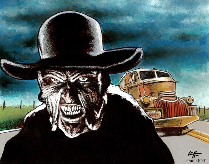 Print 8x10 The Creeper Jeepers Creepers Horror Dark Etsy