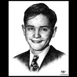 Young Charlie - Charles Manson Cult Leader Helter Skelter True Crime Dark Art Horror Serial Killers Death Lowbrow Murder Pop