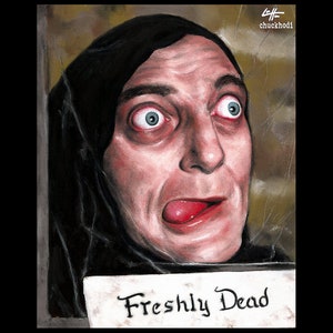 Igor - Marty Feldman Young Frankenstein Gene Wilder Peter Boyle Monsterwezen Klassiek spookachtig gotisch Halloween-pop-art