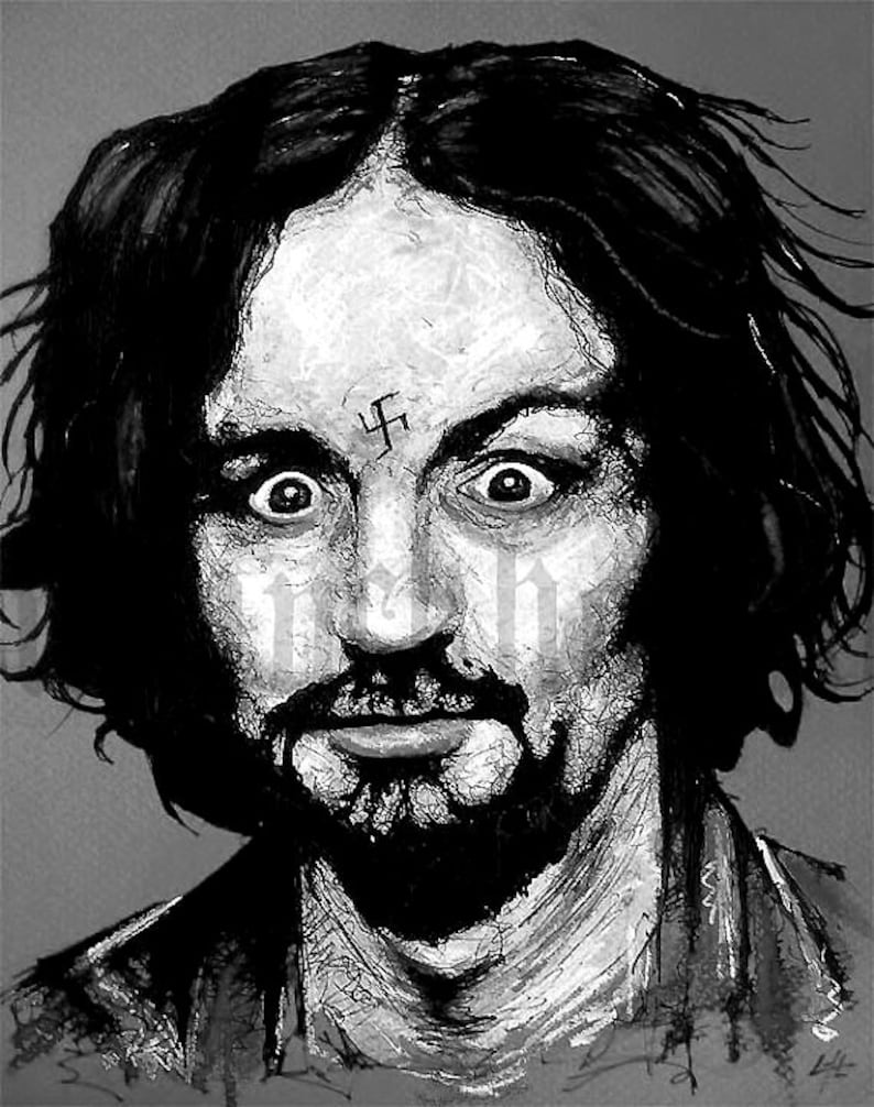 Prints 8x10 The Black and White Serial Killer Series | Etsy