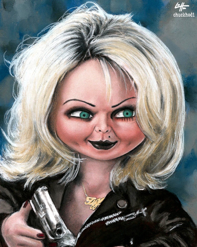 Print 8x10 Bride of Chucky Tiffany Valentine image 2.