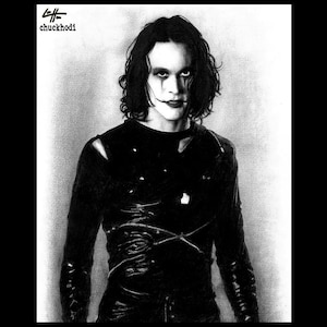 The Crow - Eric Draven Brandon Lee Supernatural Dark Art Fantasy Horror Gothic Devils Night Spooky Murder Cult Death Superhero