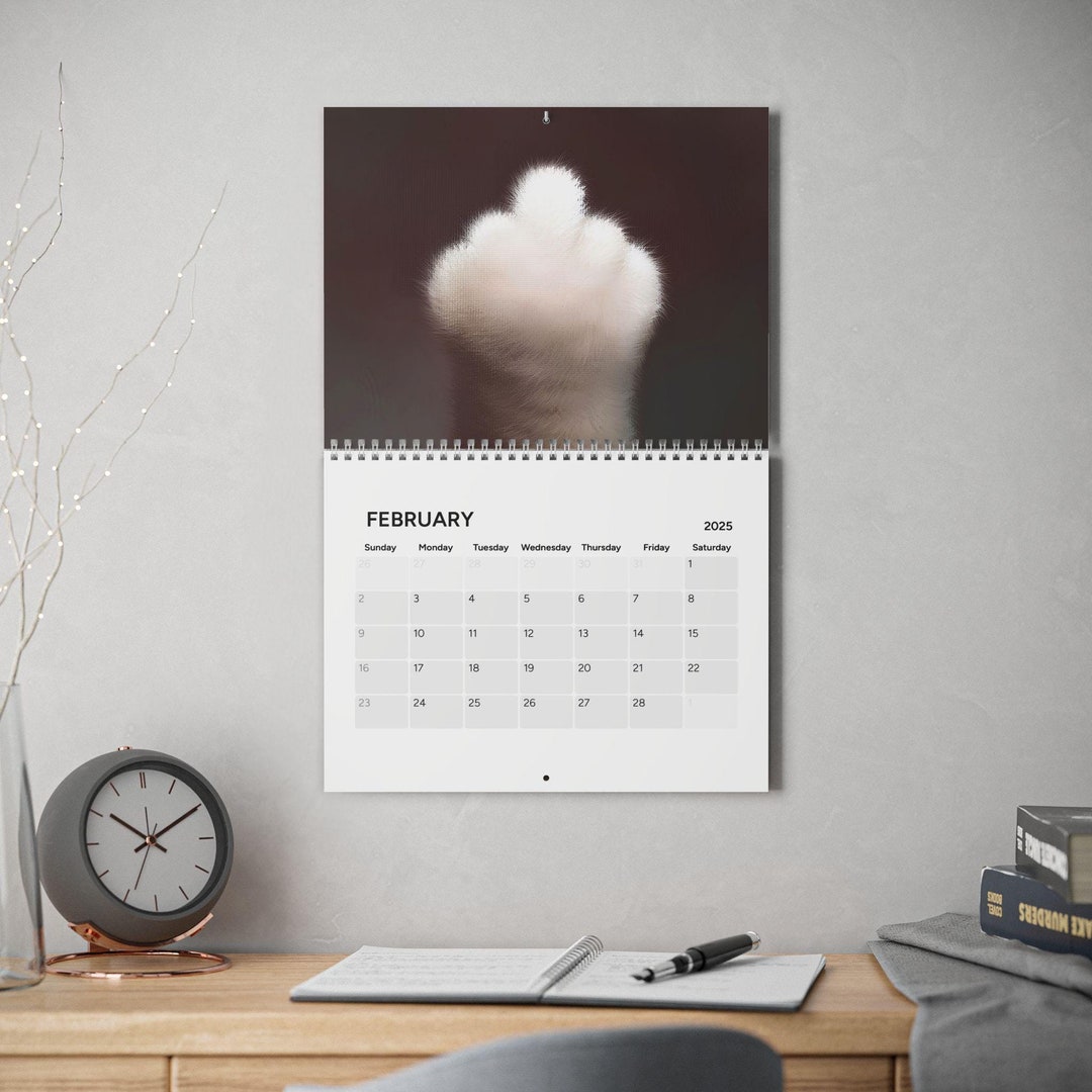 Cat Calendar Cat Art 2025 Calendar Cat Paintings Cat Art Catthemed