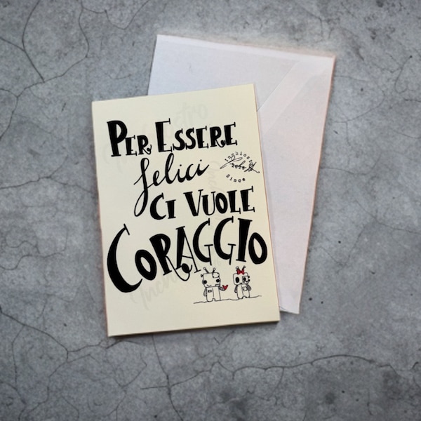 Cartolina, biglietto auguri, idea regalo, stampe, divertente, frasi, lettering, illustrazioni, calligrafia