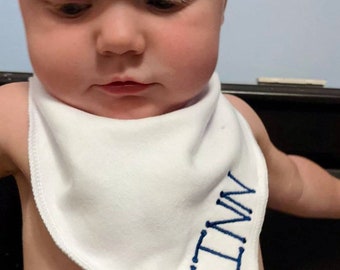 Bandana bib / Gender Neutral Bandana Bib / Drool Bib / Modern bandana bib