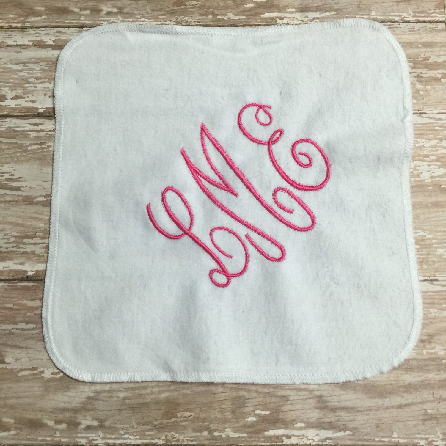 Personalized Baby Wash Cloth, Monogrammed Wash Cloth, Custom Baby Burp Rag, Personalized Baby