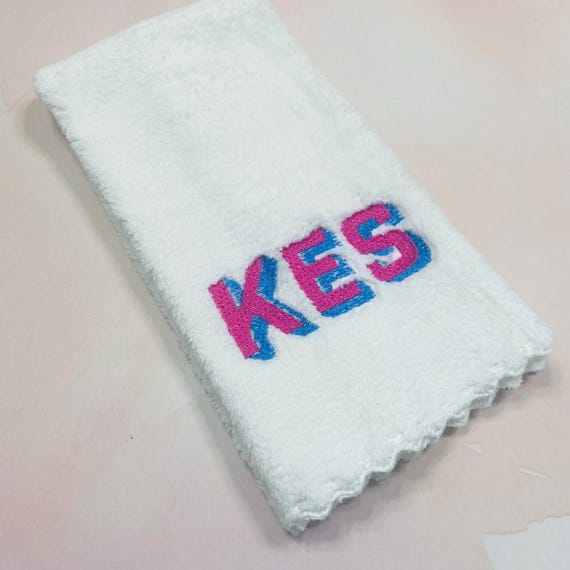 Custom Wash Cloth / Personalized Hand towel / Burp Cloth / Soft Baby Burp Cloth / Bamboo Towel / Monogrammed Towel