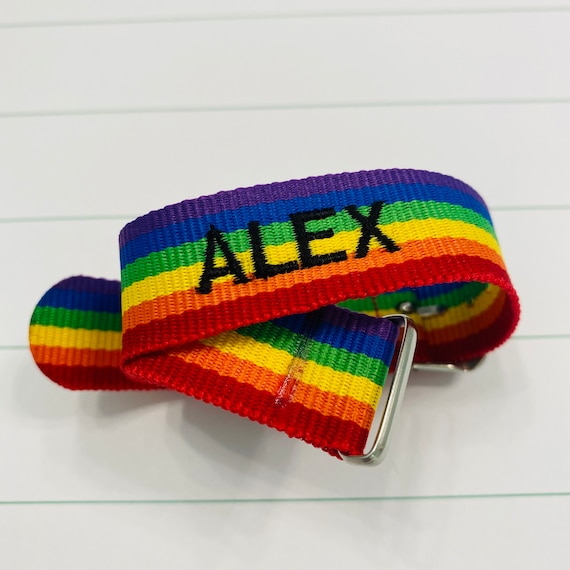 Custom Rainbow Bracelet / Friendship Bracelet / Custom Pride Bracelet / LBGTQ Gifts / Rainbow Bracelet / Taylor Swift Bracelet