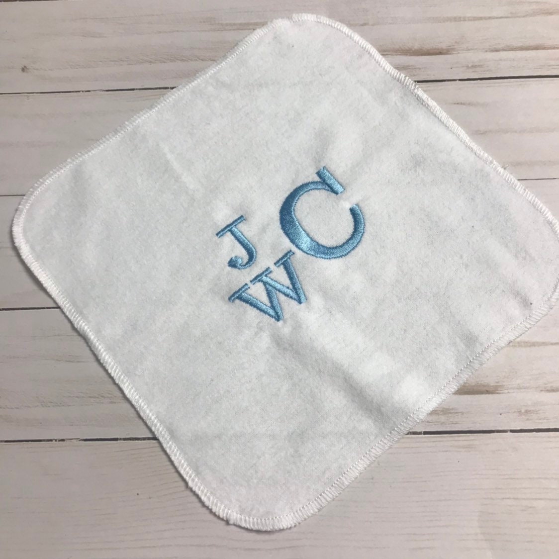 Personalized Baby Wash Cloth, Monogrammed Wash Cloth, Custom Baby Burp Rag, Personalized Baby