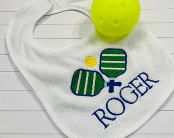 1st birthday Pickleball bib / Pickleball  first birthday bib / Personalized Pickleball Bib / Custom Pickleball bib / Smash Cake Bib