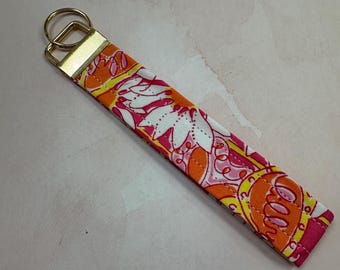 Handmade Keychain wristlet key fob