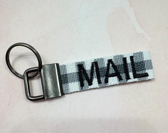Custom Keychain / Key Ring / preppy key chain /  mail key