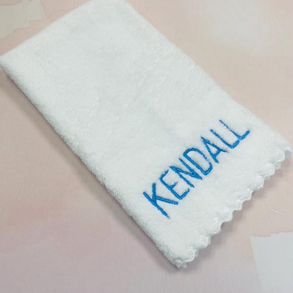 Custom Wash Cloth / Personalized Hand towel / Burp Cloth / Soft Baby Burp Cloth / Bamboo Towel / Monogrammed Towel