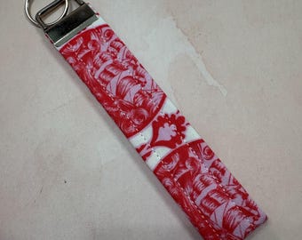 Handmade Keychain wristlet key fob