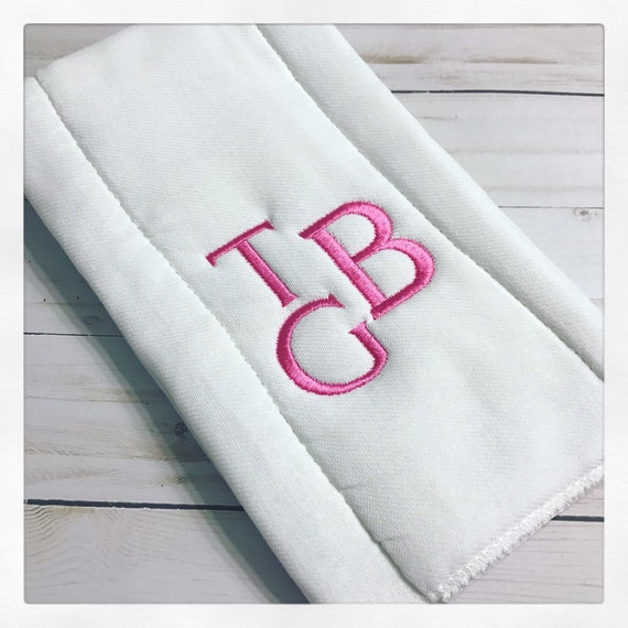 Monogrammed Burp Cloth / Monogrammed Burpcloth / Personalized Baby Gift / Custom Burp Cloth