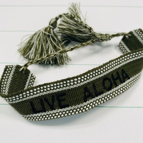 Custom Friendship Bracelet / Tassel Friendship Bracelet / Army Wife Gift / Taylor Swift Concert Bracelet / Sorority Bracelet / bid day gift