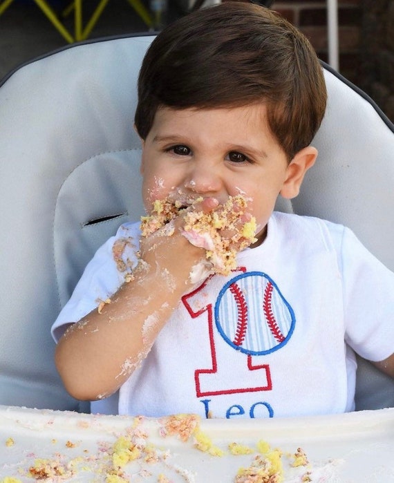 1st birthday Baseball bib / Baseball first birthday bib / Personalized Baseball Bib / Custom baseball bib / Smash Cake Bib