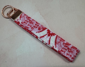 Handmade Keychain wristlet key fob
