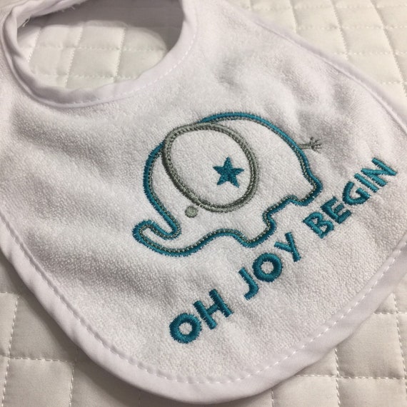 Dave Matthews Band Baby Bib / Oh Joy Begin Baby Bib / DMB Bib / Elephant Baby Bib